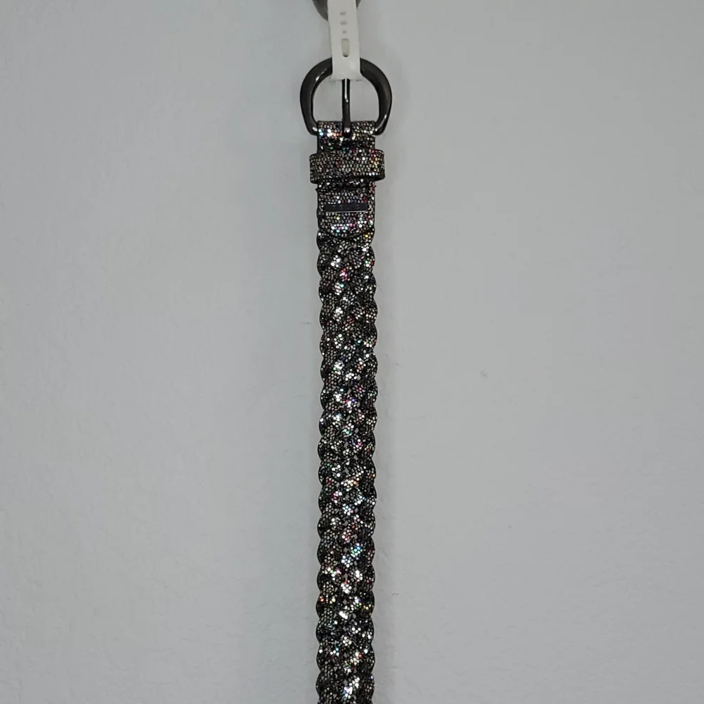 NWT Glitter Woven Belt